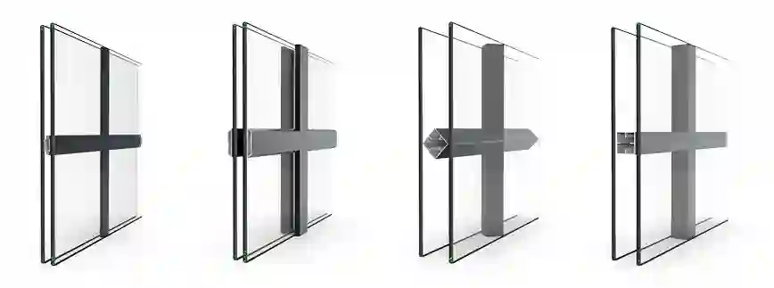 Grille profile options between glass panes