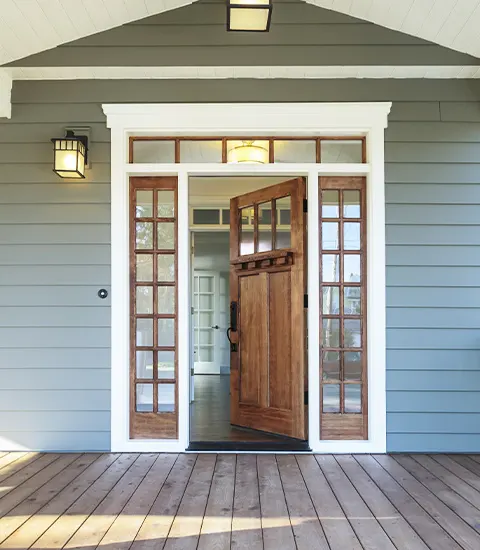 Wooden doors